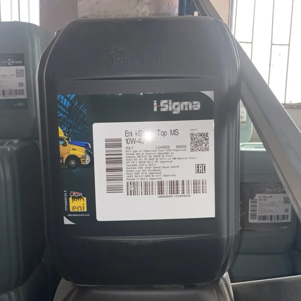 ulei camion 10w40 eni i sigma top ms