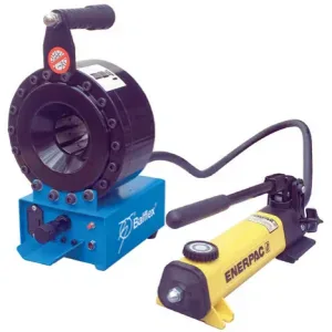 Presa sertizat furtunuri hidraulice Balflex P16 HPZ, mobila, cu pompa manuala Enerpac, 1 tol