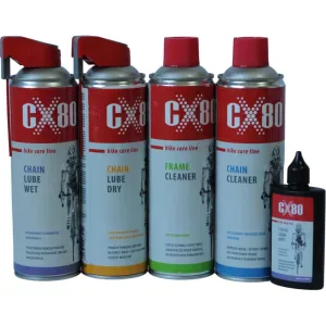 Set intretinere bicicleta 5 solutii, CX80 Bike Care