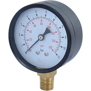 Manometru fara glicerina, radial, 40 mm, NPT, presiune aer, apa, ulei