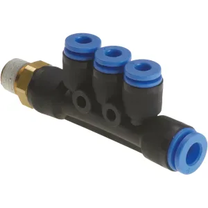 Cupla rapida furtun aer, multi-teu cu filet, plastic