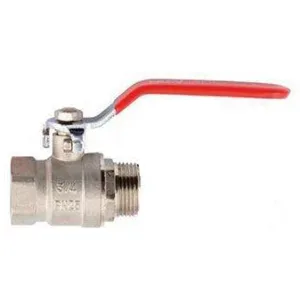 Robinet cu bila K4330 M+T din bronz nichelat, maner din aluminiu, garnitura PTFE