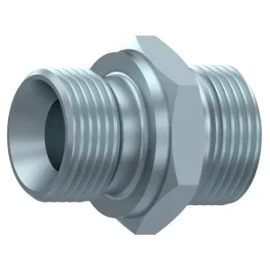 Niplu hidraulic TN92, filete exterioare, Metric 24° – Gaz 60°
