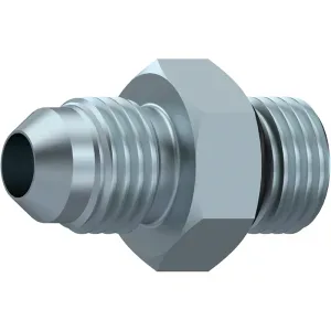 Niplu hidraulic, filete exterioare, JIC 37° – UNF