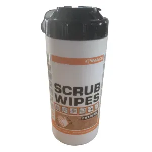 Servetele de curatare a mainilor, Maco Scrub Wipes Extreme, 75 buc