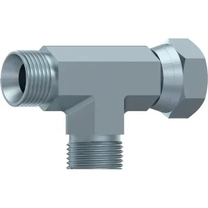 Teu hidraulic, Gaz, filete exterioare, olandez lateral
