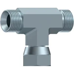 Teu hidraulic, Gaz, filete exterioare, olandez central