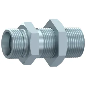 Niplu hidraulic TN102, Metric 24°, exterior – exterior trecere perete