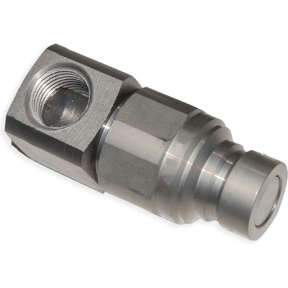 Cupla hidraulica cu etansare plana, CPL A 90° Tata, filet exterior JIC, Holmbury