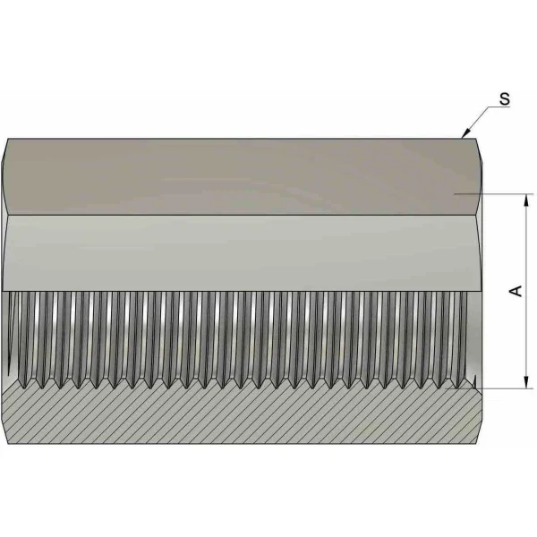 Prelungitor hidraulic, Metric
