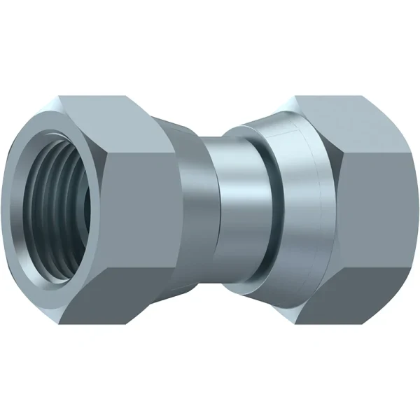 Adaptor hidraulic drept, Gaz 60°, olandez – olandez
