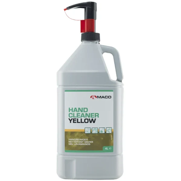 Pasta curatat maini, Maco Hand Cleaner Yellow, pompa 4L