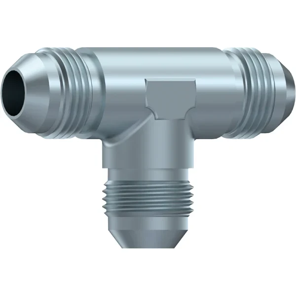 Teu hidraulic, JIC 37°, filet exterior