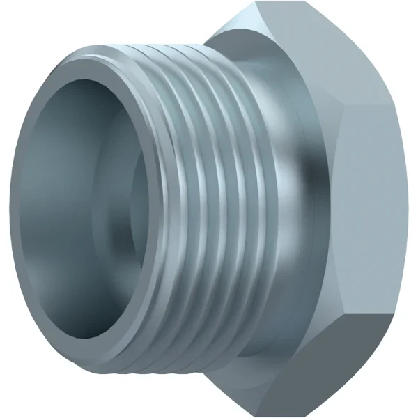 Dop blocare tata, filet Metric etansare 24 grade, otel carbon