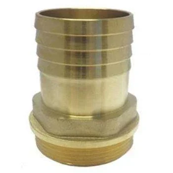 Armatura furtun, stut striat cu guler Tankwagon, filet exterior, bronz