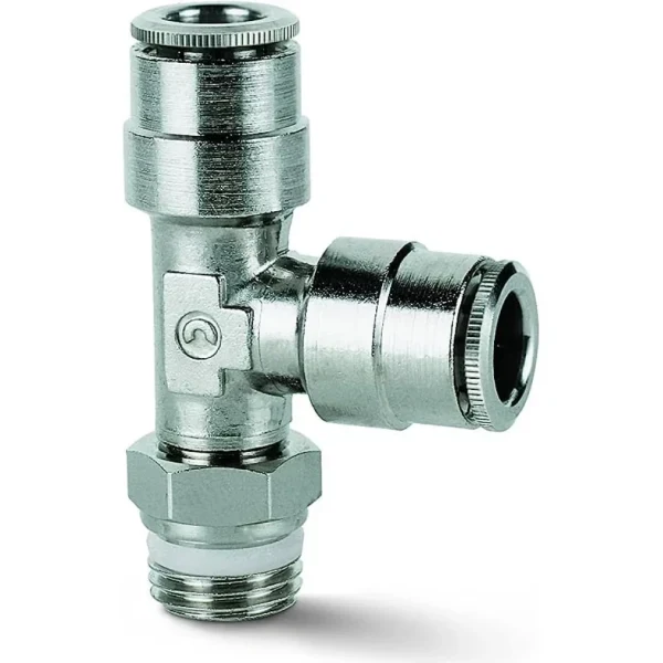 Cupla rapida furtun aer, teu, filet exterior Gaz pe lateral, PT metal