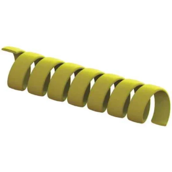 Protectie HDPE/PVC furtun hidraulic/industrial, galbena, spiralata