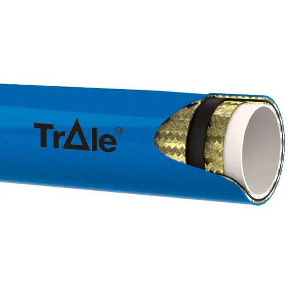 Furtun vopsea, Blue 2W cu insertie termoplastic si sarma