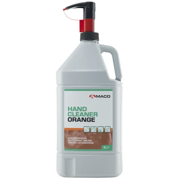 Pasta curatat maini, Maco Hand Cleaner Orange, pompa 4L