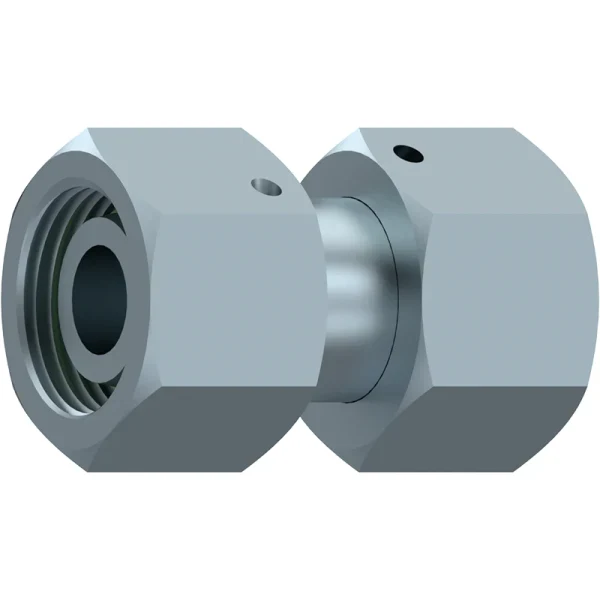 Adaptor hidraulic drept TN498, Metric 24°, olandez – olandez