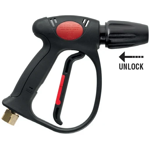 Pistol aparat de spalat cu presiune, 310 bar, cu cupla mama, intrare interior Gaz 3/8 tol