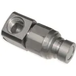 Cupla hidraulica cu etansare plana, CPL A 90° Tata, filet exterior JIC, Holmbury