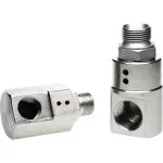 Racord rotativ hidraulic 90° cu rotatie continua, Gaz