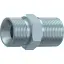 Niplu hidraulic, filete exterioare, Gaz 60° 1 tol – NPT 1 tol