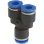 Cupla rapida furtun aer 10 mm, Y, PUY plastic